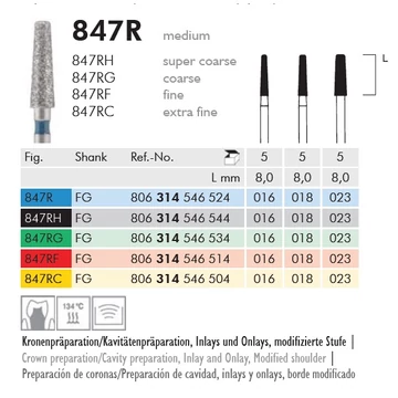 Meisinger Gyémánt Fúró Turbinába 847RH314016 (1 db)