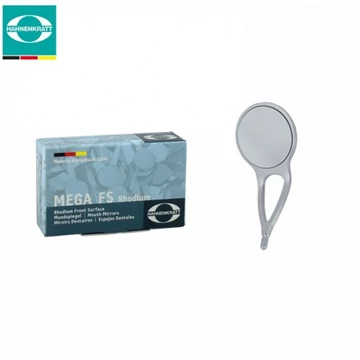 Mouth Mirrors Rhodium MEGAretract, bifurcated stem plane SS-Thread (6db) (Tükörszem) Falcon