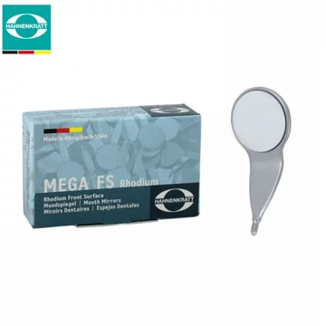 Mouth Mirrors Rhodium MEGAretract plane SS-Thread (6db) Falcon