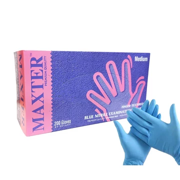 Kesztyű Maxter Púdermentes Nitril Gumikesztyű 200db/Doboz