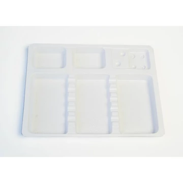 Műszertálca Osztott/Műanyag Tálca Kicsi (100db) 