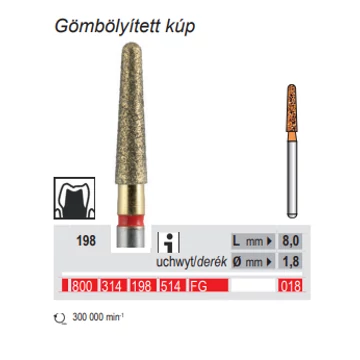 Piros Vállfúró 800 314 198 514 018 FG Rodentica (1db)