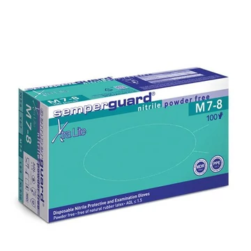 Semperguard Sapphire Púdermentes Nitril kesztyű (200db) Minden Méretben