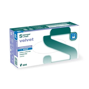 Kesztyű Sempermed Nitril Velvet (200db)