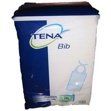 Tena Bibs Zsebes Nyálkendő (Meprotec) 40x70cm Large 1 csomag/150 db