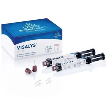Visalys Core 2x5ml+20db Keverőcsőr+10db Intraorális Hegy+10db Endo Csőr Választható Színben