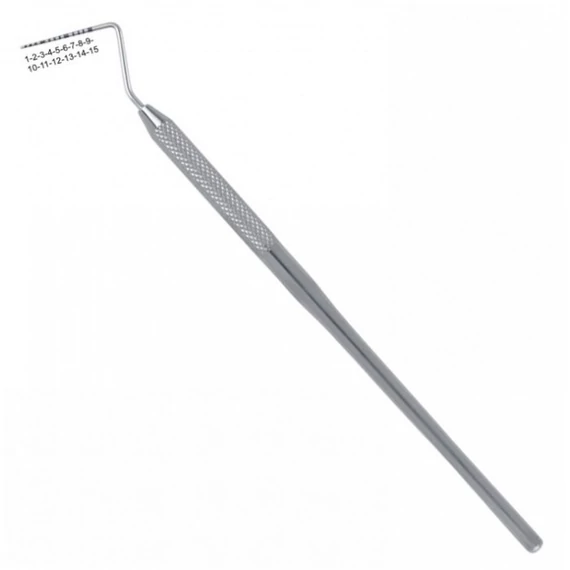 Classic-Round Probe Periodontal se color-coded fig. 15 UNC (Parodontális Szonda) Falcon