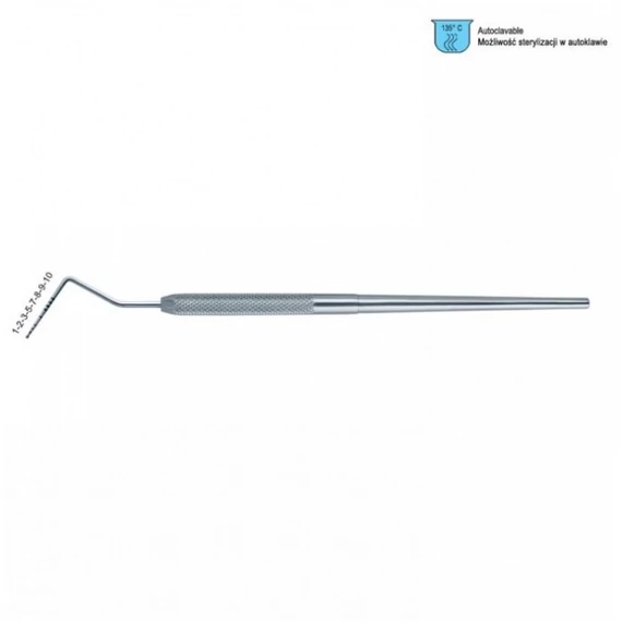 Classic-Round Probe Periodontal se color-coded Maryland Moffit (Parodontális Szonda) Falcon