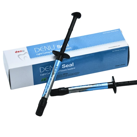 DENU SEAL (2syr)— barázdazáró anyag, 2x2 g (2x1,2ml) + 10 kanül