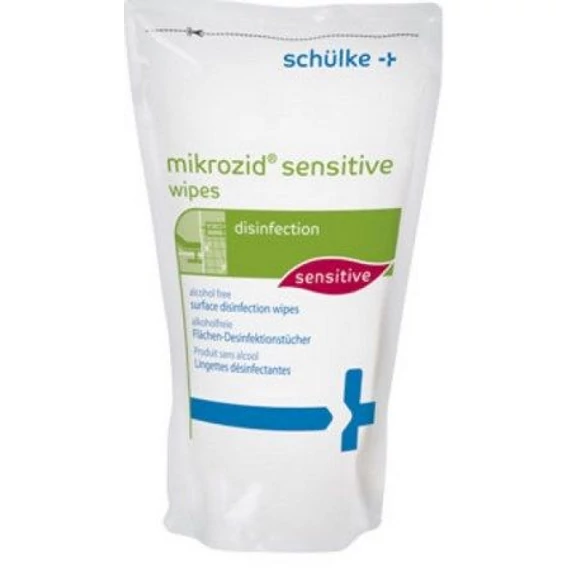 Mikrozid Jumbo Sensitive Kendő Schülke (Alkoholmentes) 200db