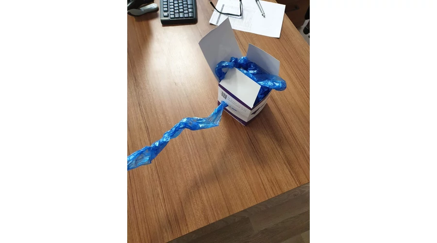 Cipővédő, 100db, kék - Dispotech