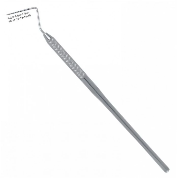 Classic-Round Probe Periodontal se color-coded fig. 15 UNC (Parodontális Szonda) Falcon