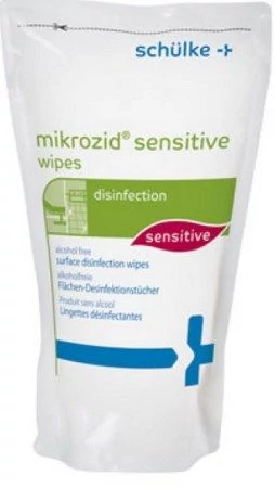 Mikrozid Jumbo Sensitive Kendő Schülke (Alkoholmentes) 200db
